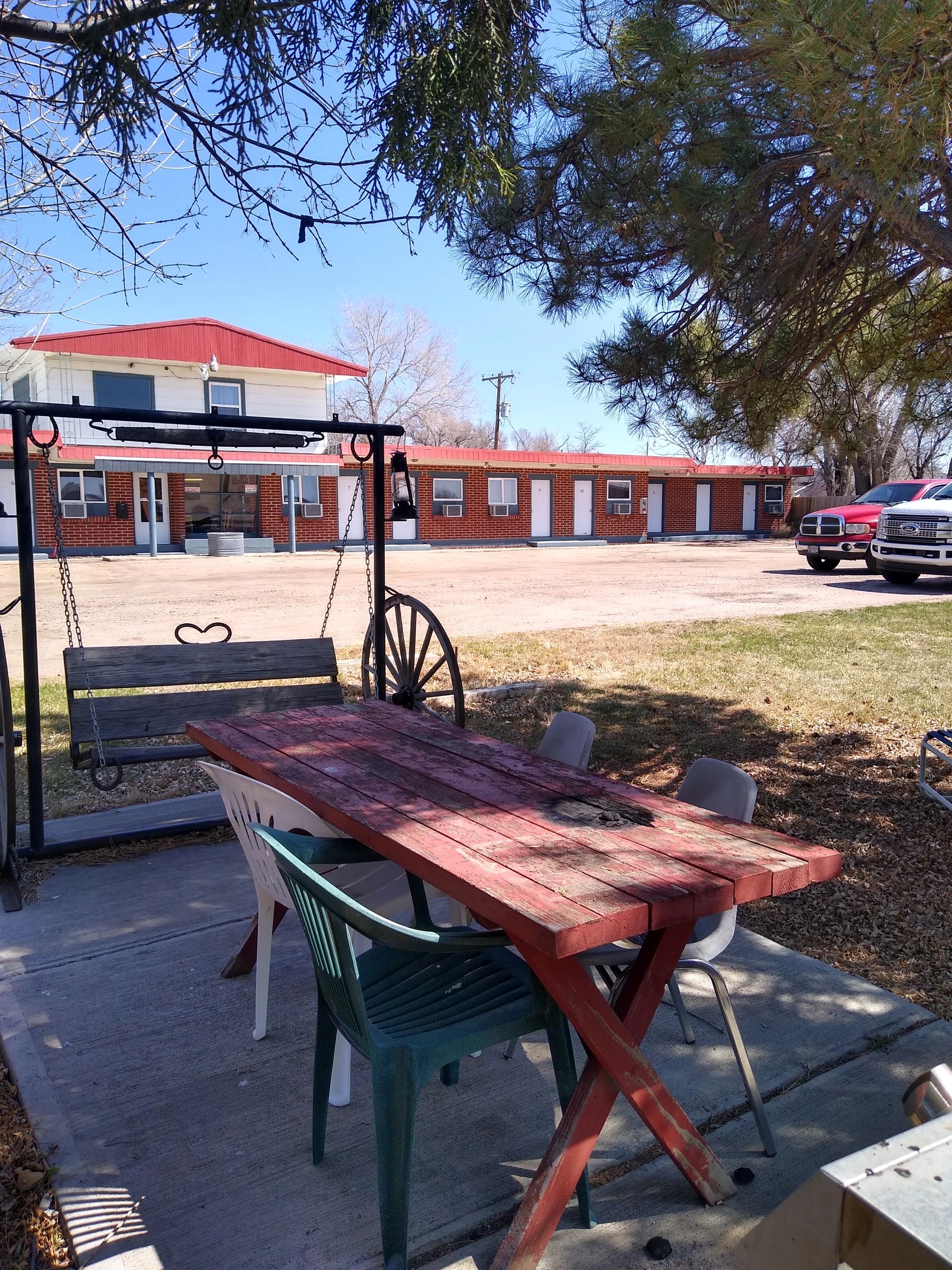 Outdoor seating area