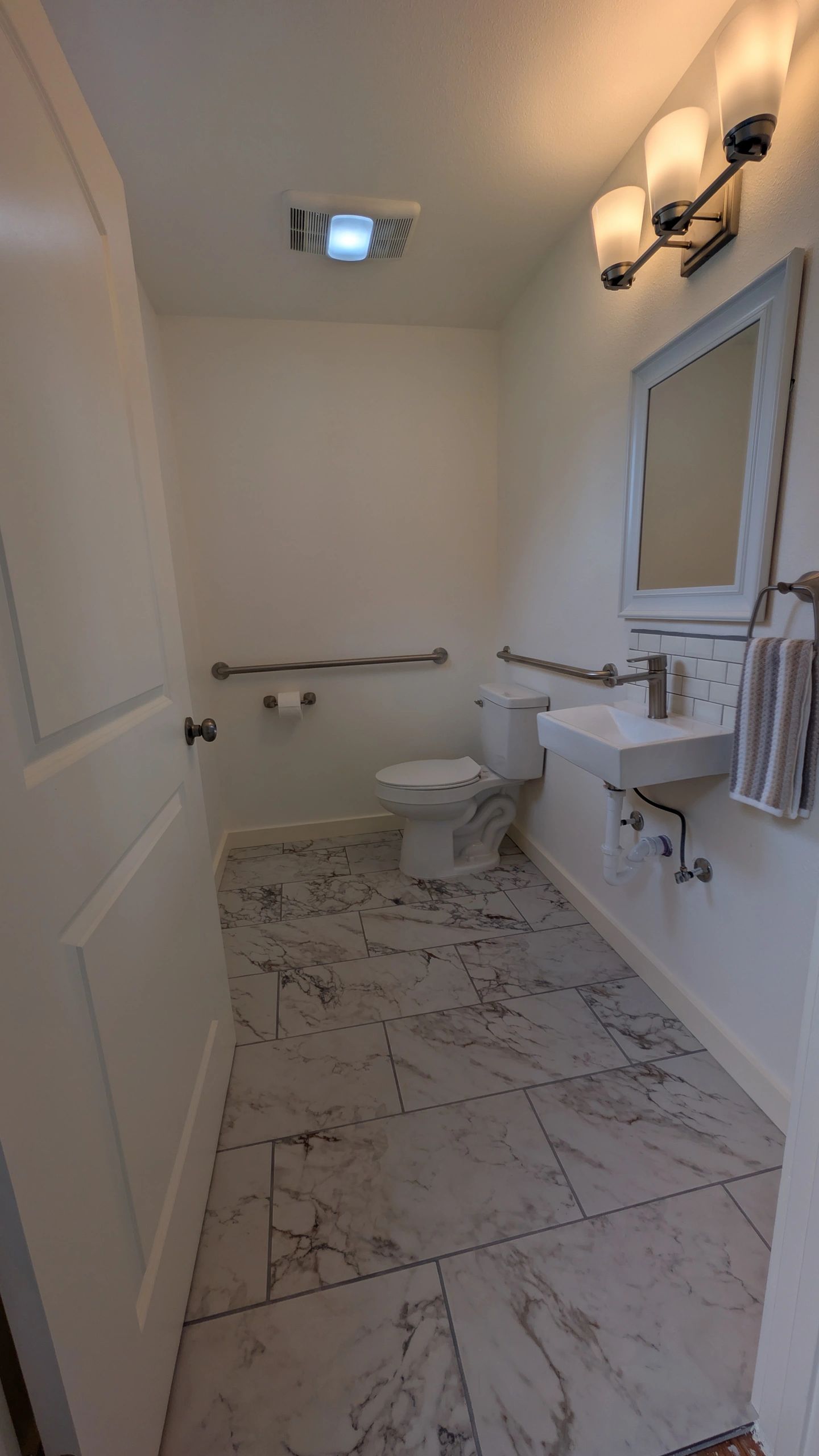Modern bathroom interior
